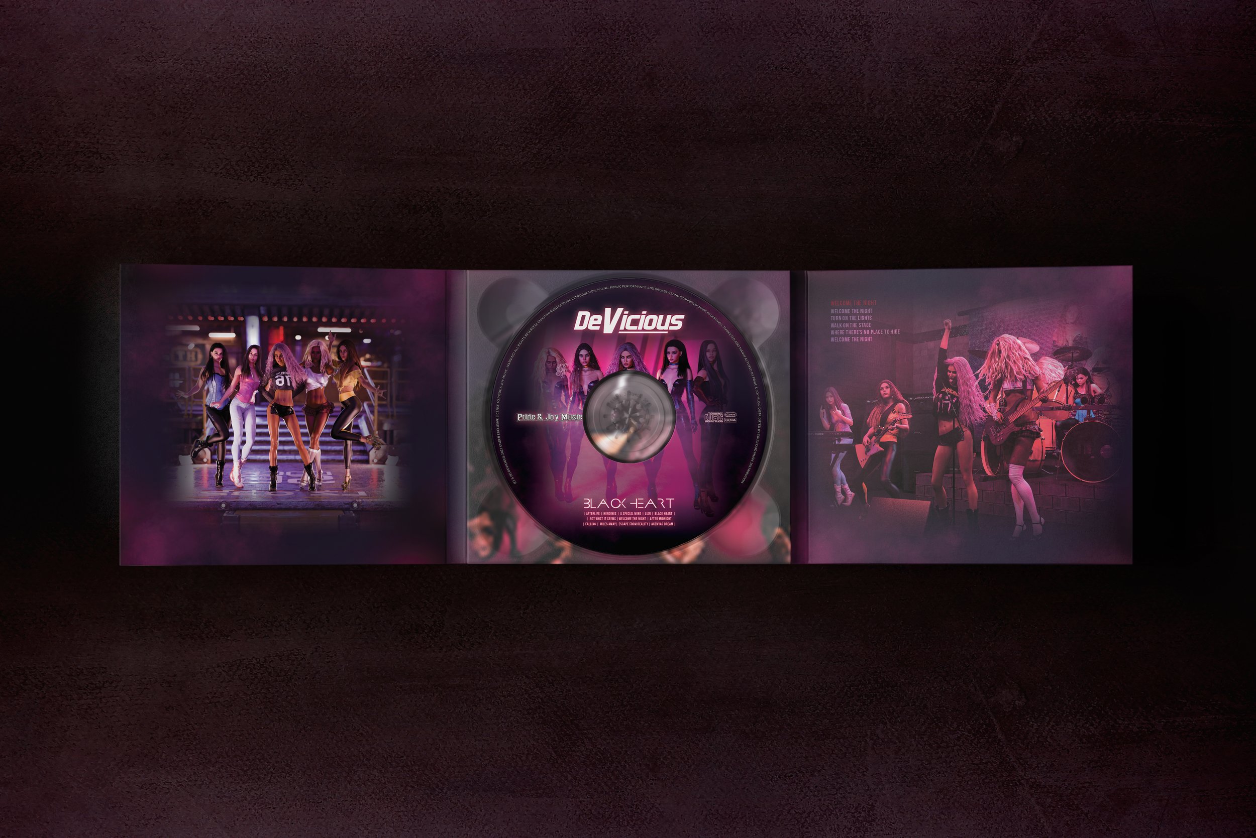 5 CD Discography Bundle (Limited) — DeVicious - Melodic Hard Rock